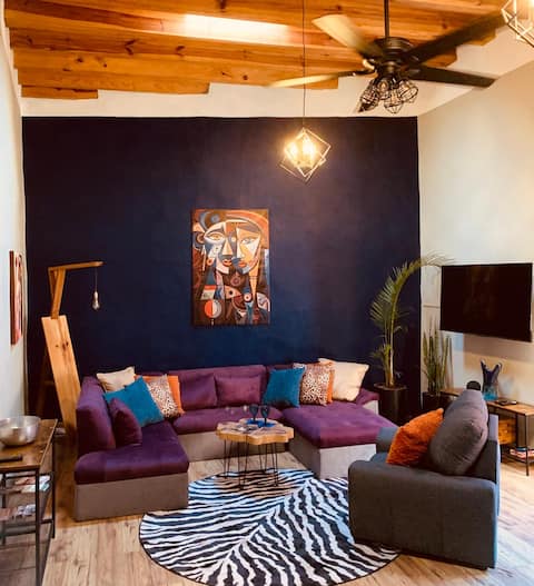 Popular Airbnb listing: Historic Centro Loft • Balcony • Walk Everywhere in Guanajuato
