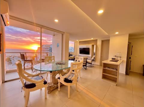 Top performing Airbnb: La Boquilla, Sunno Beach, Spectacular Ocean View in Bolívar