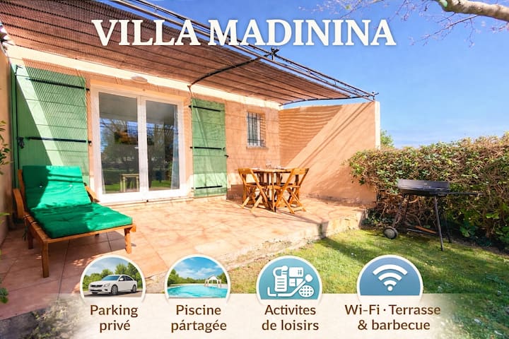 Villa Madinina-4 Pers-piscine Chauffée-wifi- Bbq - Lézignan-Corbières