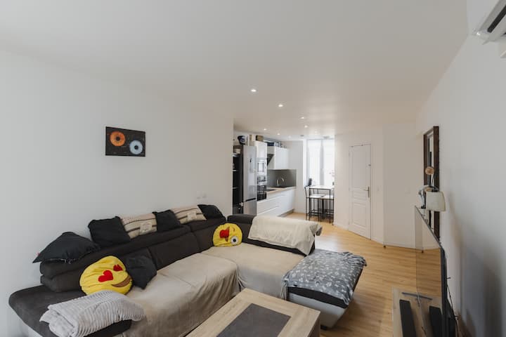 Grand T2 Duplex 67m² • Gare & Centre • Climatisé - Bourg-en-Bresse