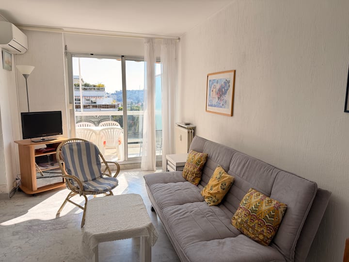 Sunny One Bedroom Apartment With Terrace And Pool - Antibes