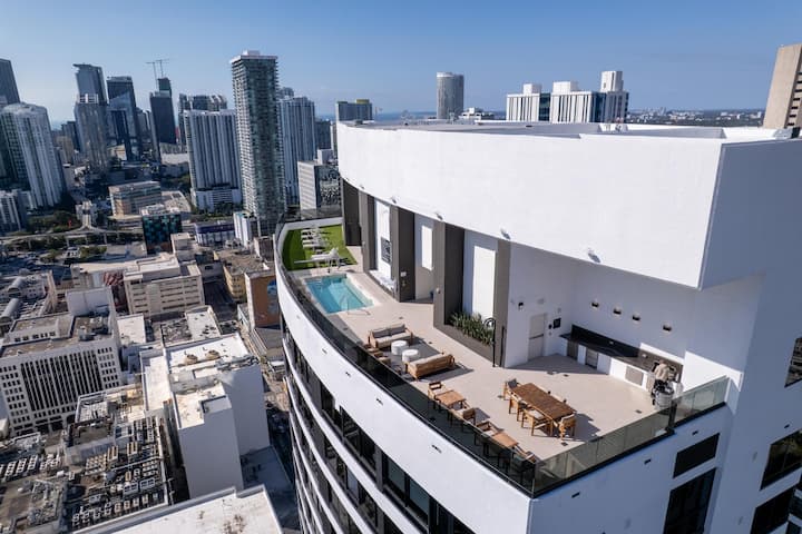 Sky Loft | Miami Studio | Bayside | Free Parking - Miami