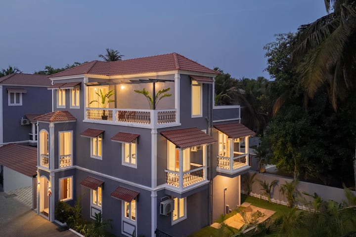 Stayvista At Ekagra W/ Bathtub & Jacuzzi - Colva