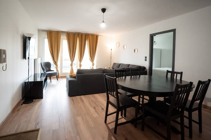 L’escale Sablière – 3 Chambres, Parking & Fibre - Rouen