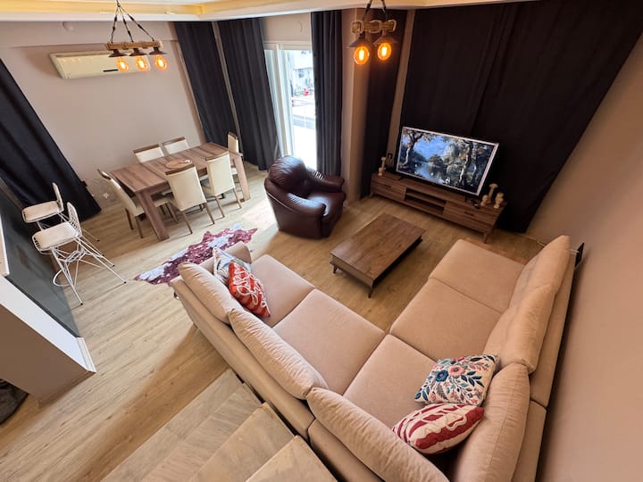 Stylish 3br Duplex With Sea View In Kuşadası - Kuşadası
