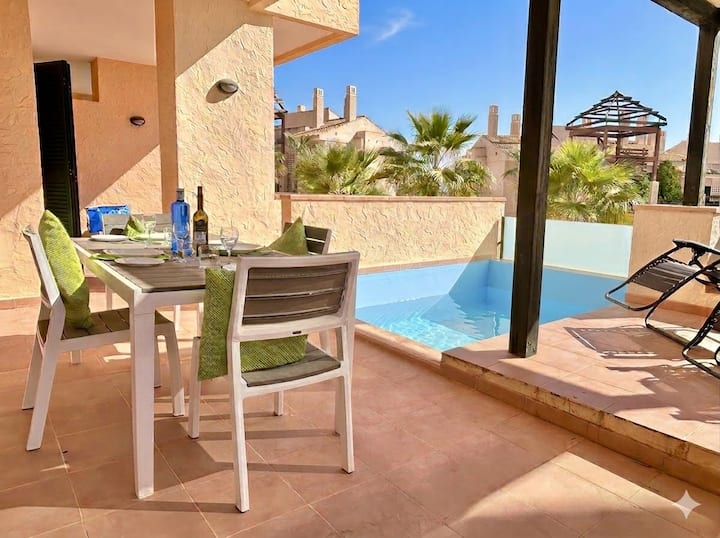 Luxury 2 Bedroom Apartment With Private Pool - Fuente Alamo