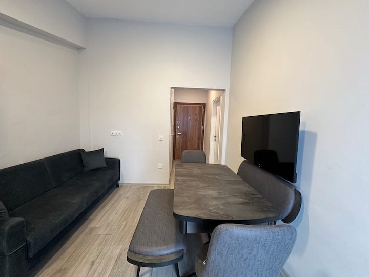 Lara Modern Flat 8 | Compact & Bright, Elevator - Antalya