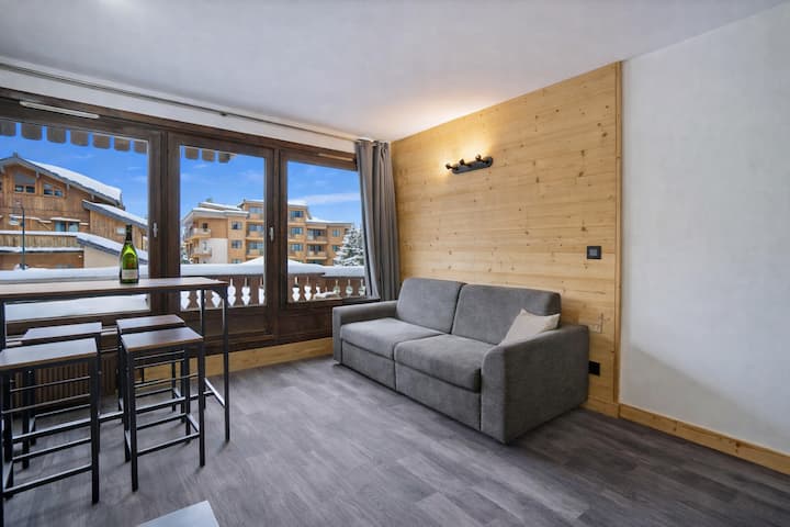 Appartement Rénové Avec Balcon Val Thorens - Les Menuires, Fransa