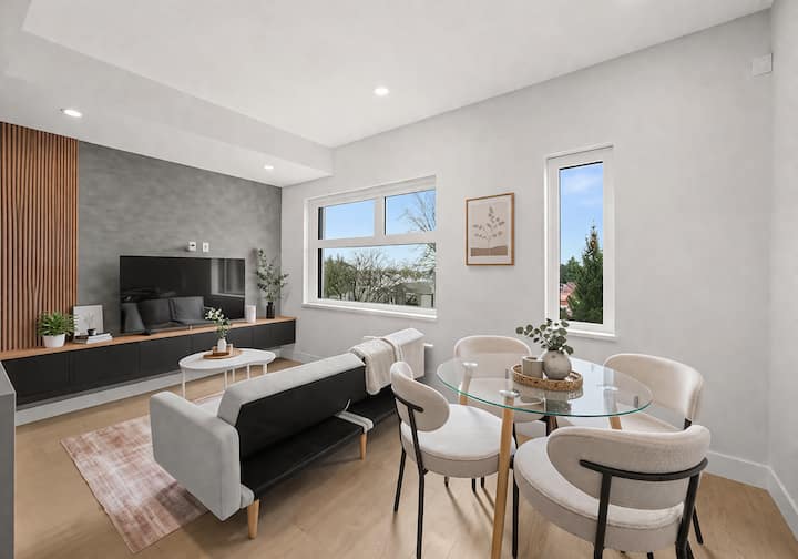 Urban Sleek Retreat|3b3b|rooftop|12 Min To Dt&yvr - Vancouver