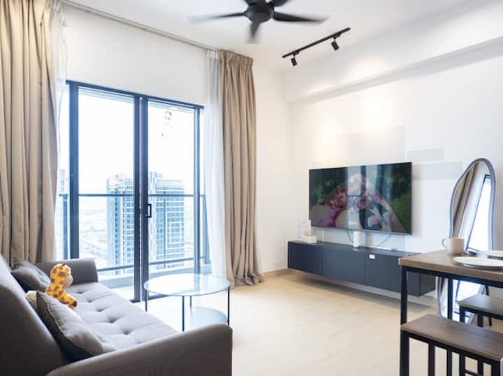Trion Kl 1br | 2 Queen Bed | Free 1 Parking - Malasia