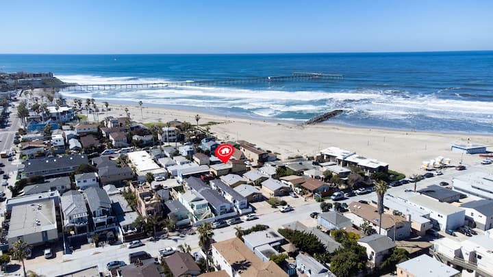 Sandbar  Walk To Beach  Free Parking  Ac - San Diego, CA