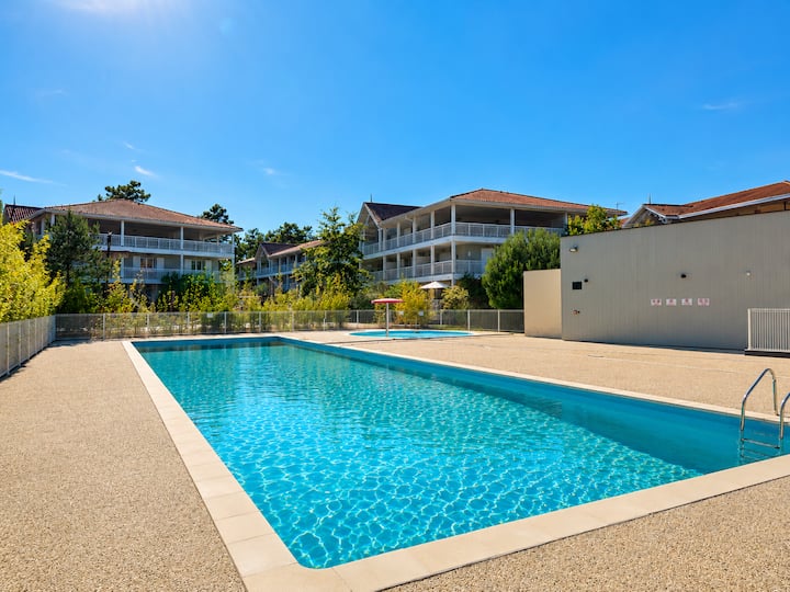 ÉLégant Cocon Avec Piscine, Grand Balcon & Parking - La Teste-de-Buch