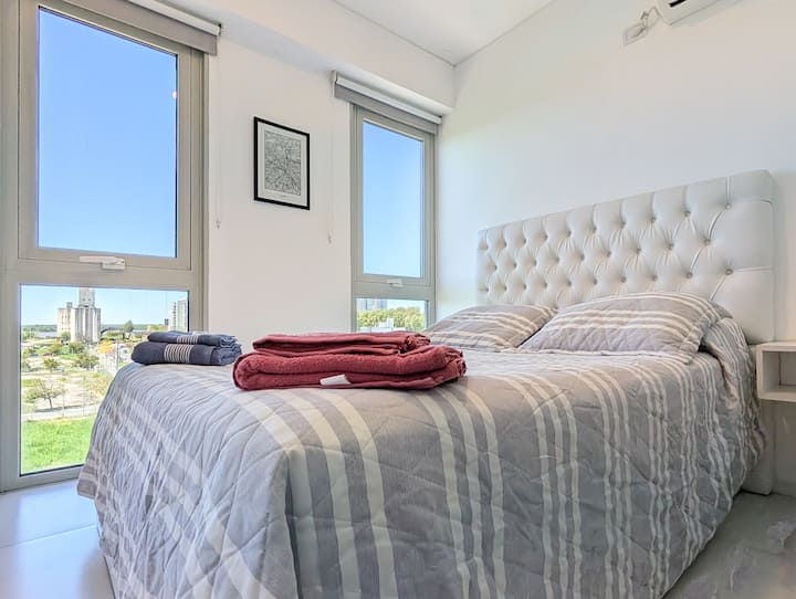 Loft Con Vistas Al Río / Estacionamiento + Gym - Rosario