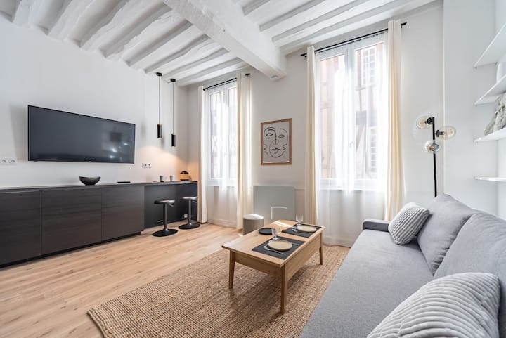 Studio Chaleureux Hypercentre Rouen – Vieux Marché - 루앙