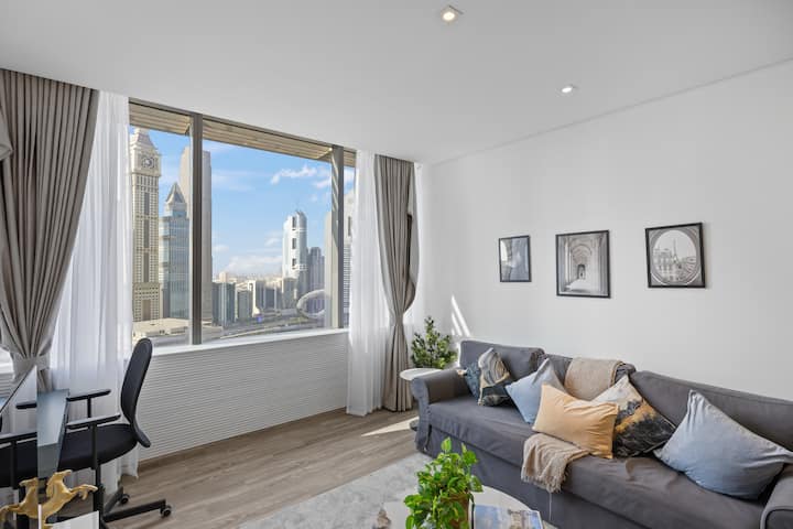 Difc Views | Executive 1br | Calm Long Stays - Dubaï