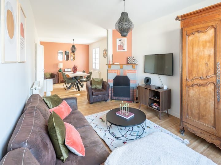 Duplex 1930 · Cheminée · 10 Pers · Plage 5min - Ouistreham