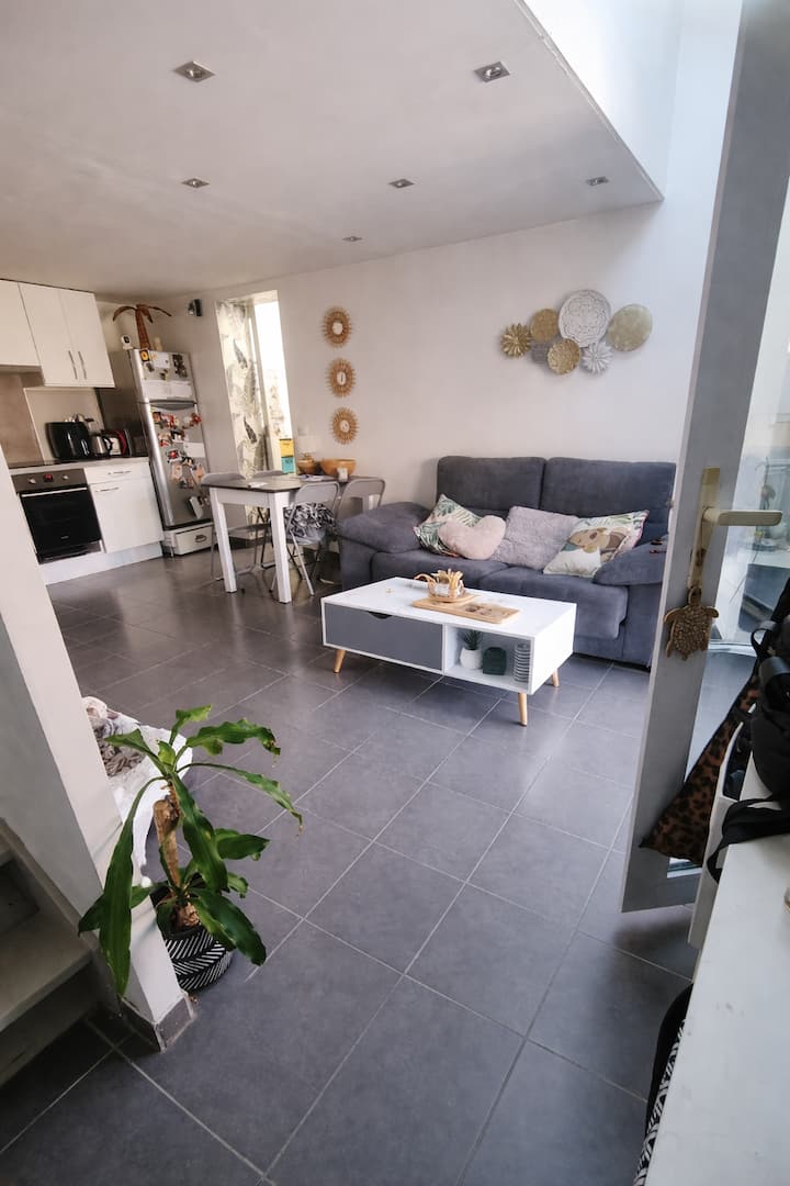 Maison Moderne 60m2, Lumineuse, Calme Avec Jardin - Vic-la-Gardiole