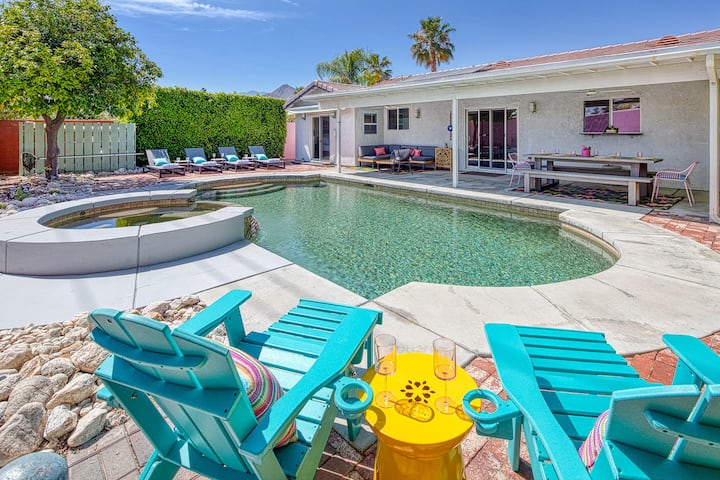 Villa Flamingo | Saltwater Pool + Hot Tub Retreat - Palm Springs, CA