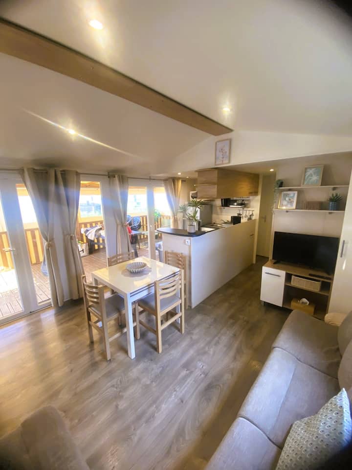 Mobil-home Prestige 3 Chambres Camping Mar Estang - Saint-Cyprien