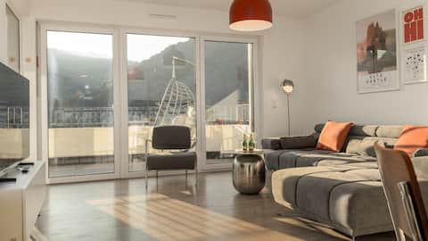 Top Airbnb: Vivamosel: Apartment with Mosel & Castle Views 2 in Cochem