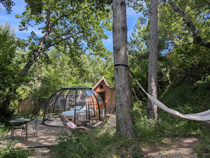 Bulle Olea Nuit Insolite Avec Piscine - Drôme