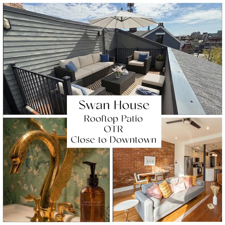 The Swan Otr, Rooftop And Parking, 3br / 2.5ba - Paycor Stadium