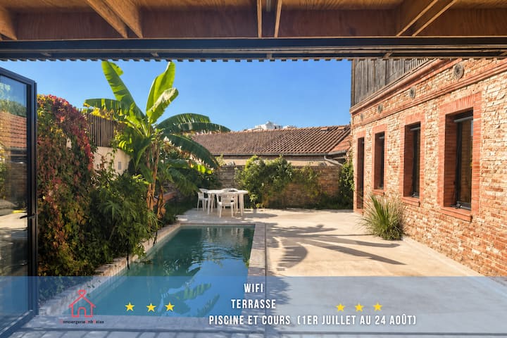 * L'atelier Signature * Piscine - Terrasse - Wifi - トゥールーズ