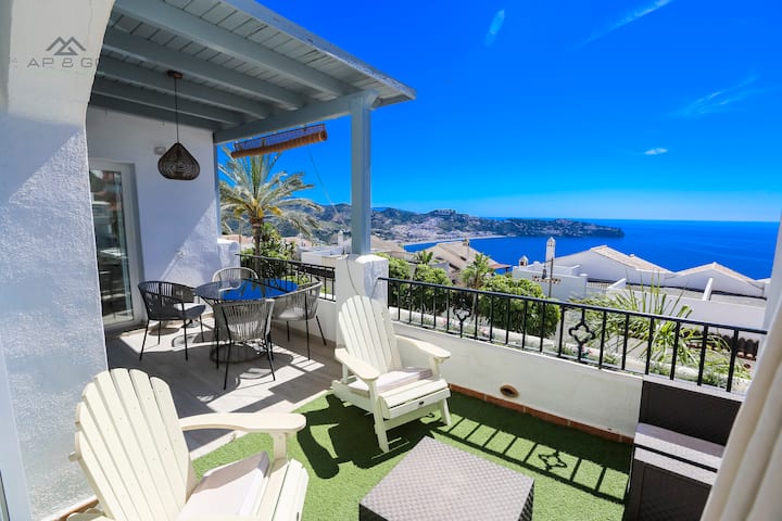 Serenity Coast Home, Exclusive Sea Views & Pool - Costa Tropical