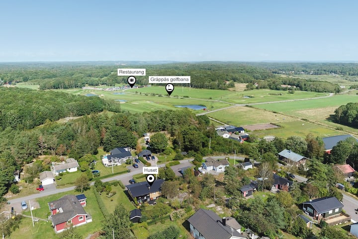 Villa Nära Gräppås Golfbana - Onsala