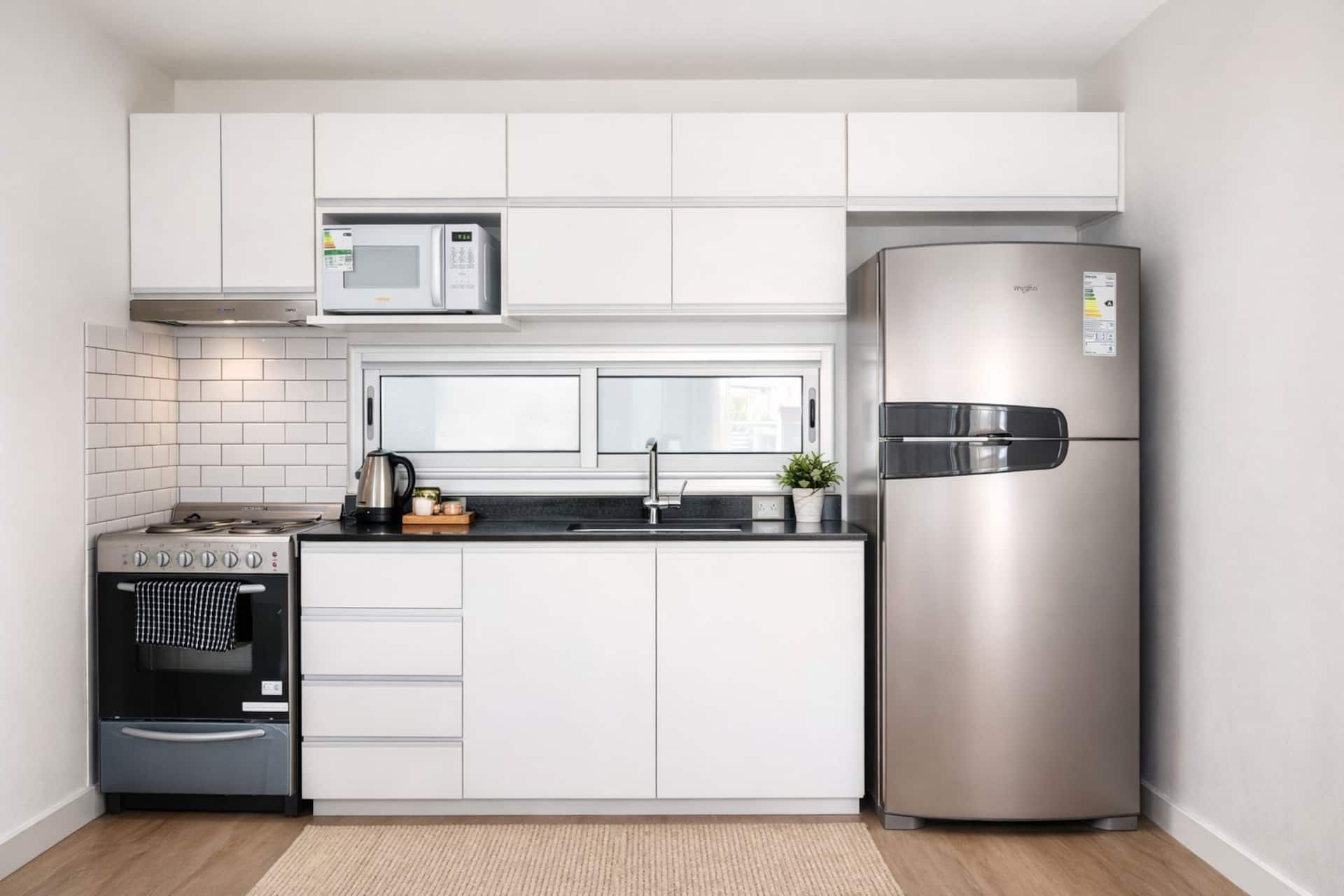 Apartamento de dois ambientes com varanda em Belgrano