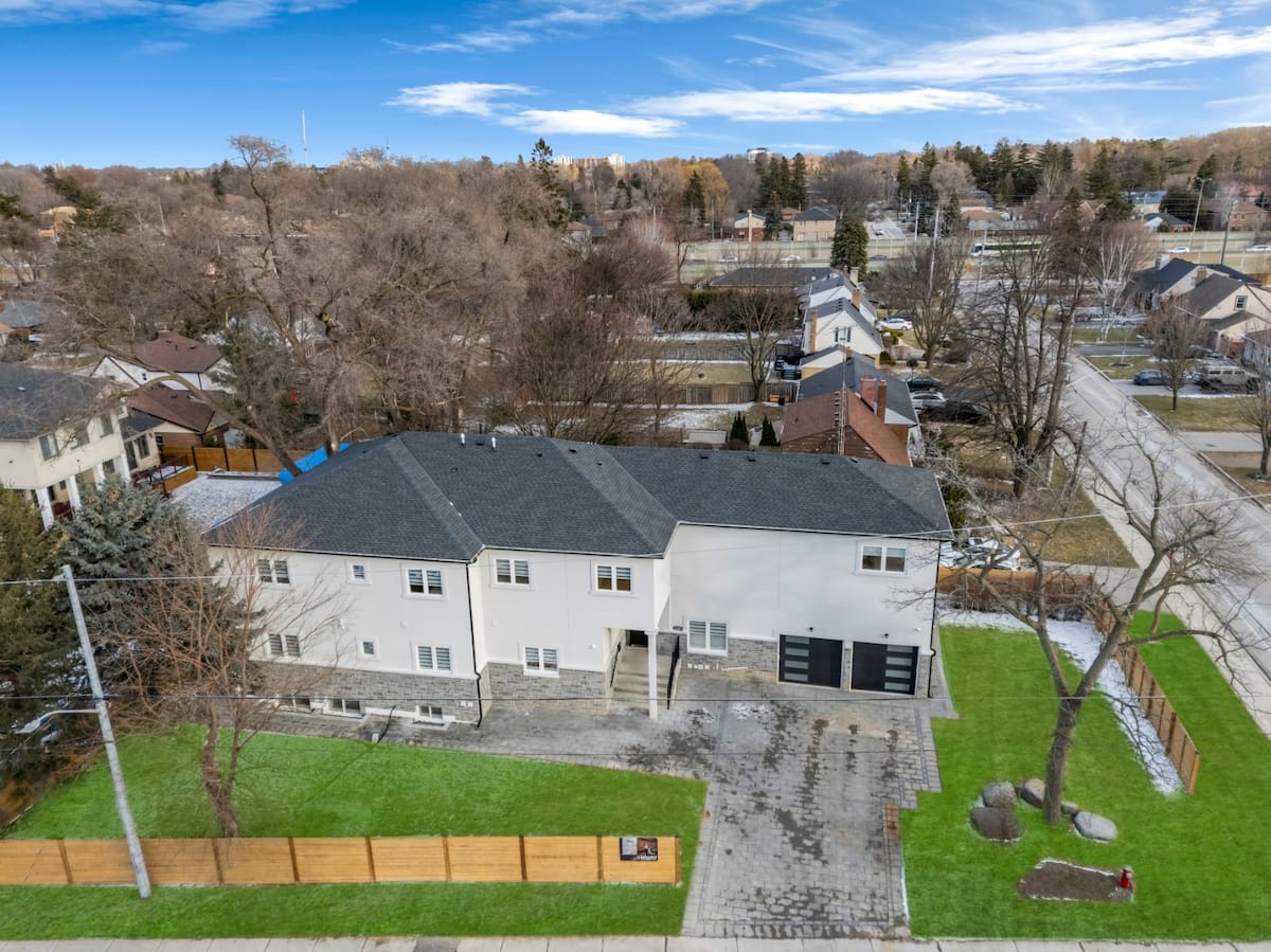 Modern interior of a brand new short term rental home in Mississauga