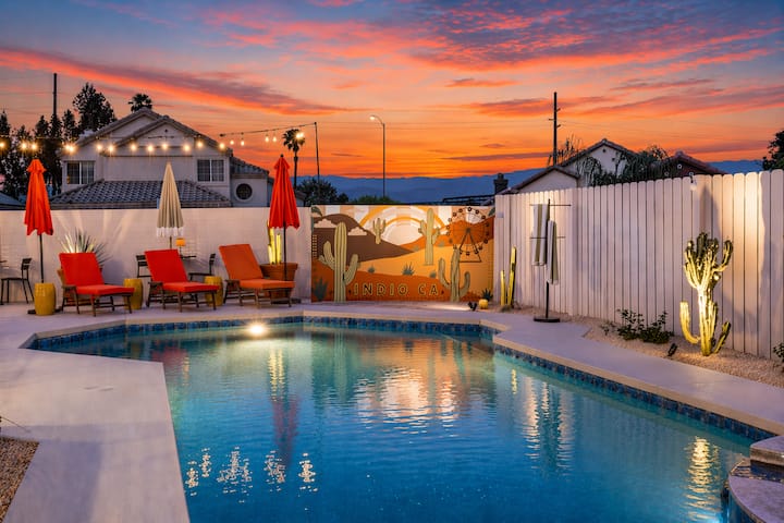 Desert Sol – Pool, Sauna, Cold Plunge, Game Lounge - Indio, CA