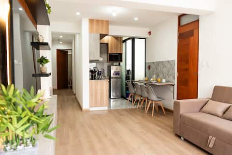 Brand-New Apartment for 5 Guests, 5 Minutes from Downtown Arequipa