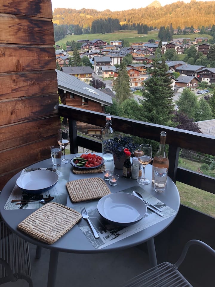 Cosy Duplex Apartment With Mountain Views. - レ・ジェ