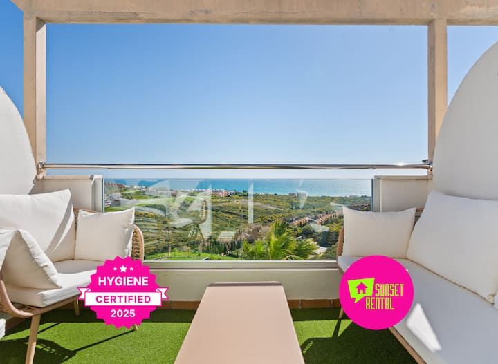 Charming Apartment With Seaview And A Pool - Manilva