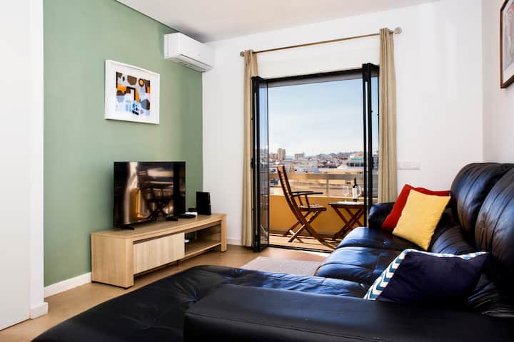 Apartamento Com Dois Quartos Com Vista Jardim - Faro