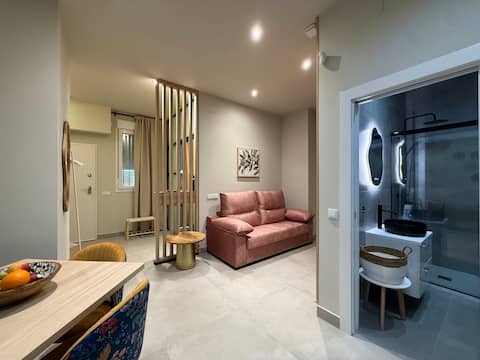 Top Airbnb: Urban Sea Málaga, Apartment with double bed and... en Girón