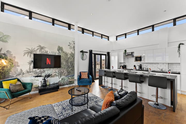 Central Cardiff Penthouse - Rooftop - 배리