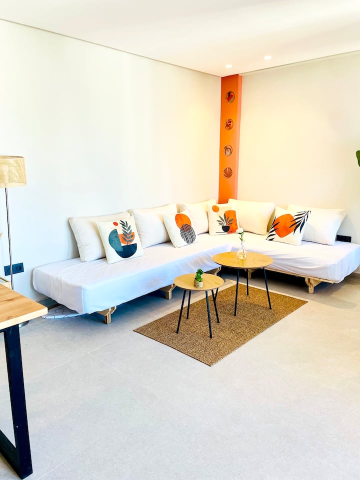 Studio Chic Bohème En Plein Centre-ville - Casablanca