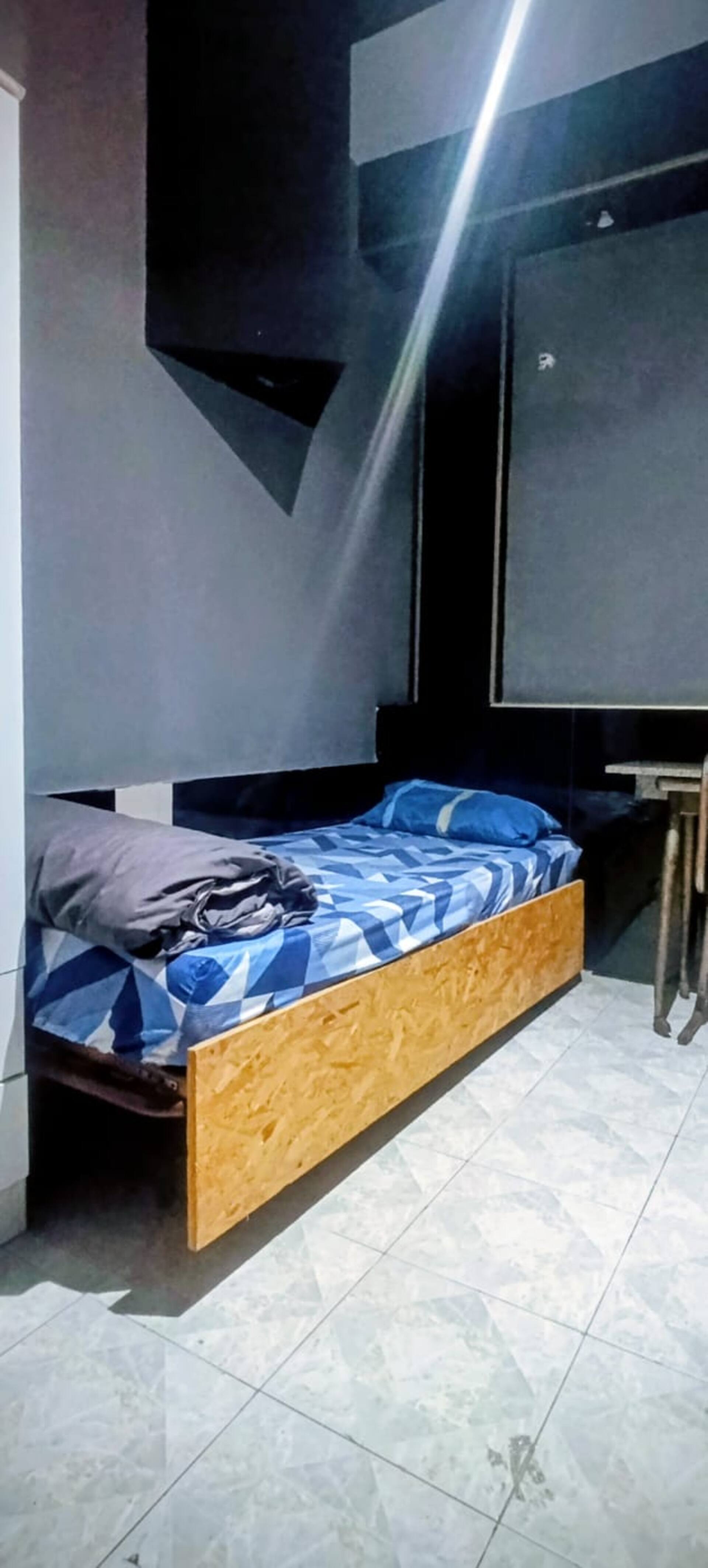 Habitación doble compartida con baño en suite en San Telmo
