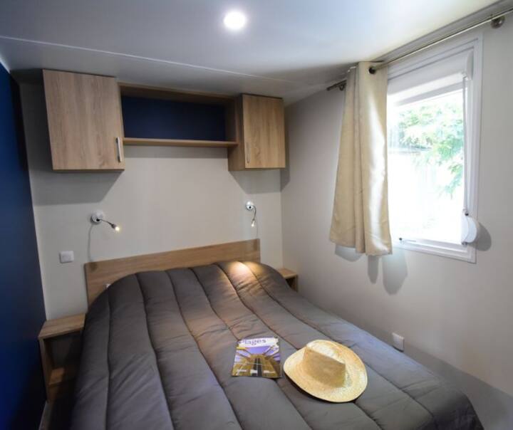 Mobil-home éCo-chic 6 Pers - Camping 4 éToiles - Saint-Julien-des-Landes