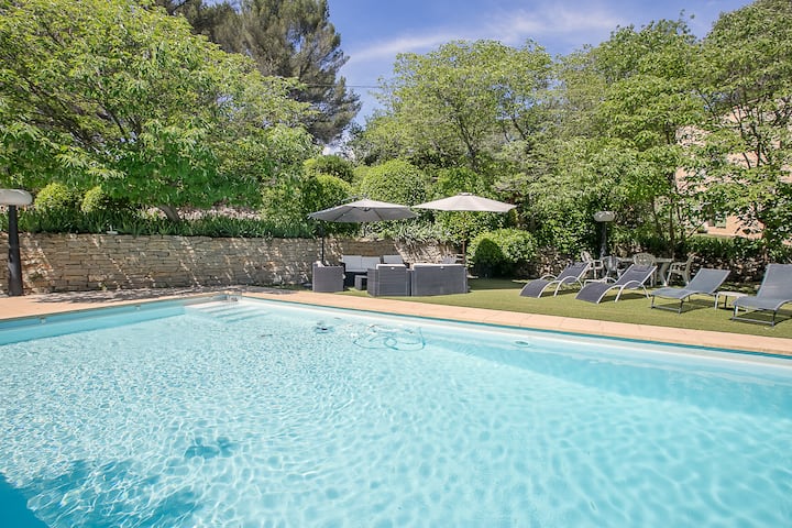 Villa Loucas'hiti - Calme, Grand Jardin Et Piscine - Auriol