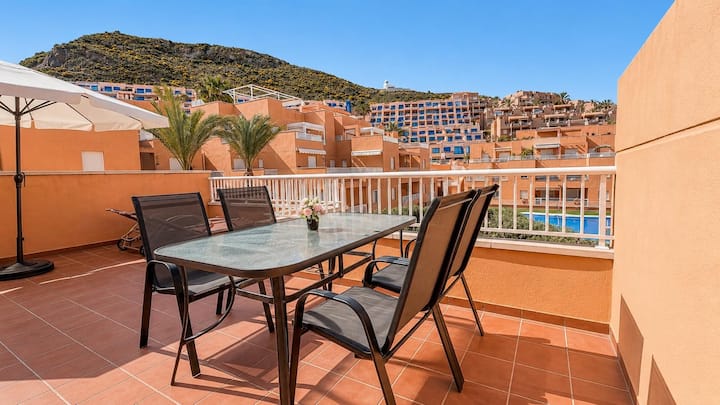 Sea, Pool & Terrace In Mojácar Playa - Mojácar