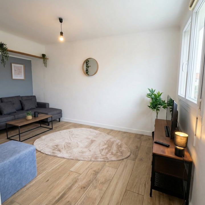 Le Refuge Urbain – T3 Moderne | Parking Gratuit - Vannes