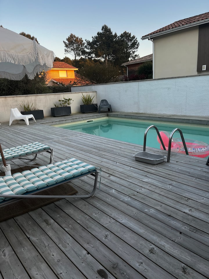 Petit Coquillage -Maison 1 Chambre, Piscine Privée - Messanges