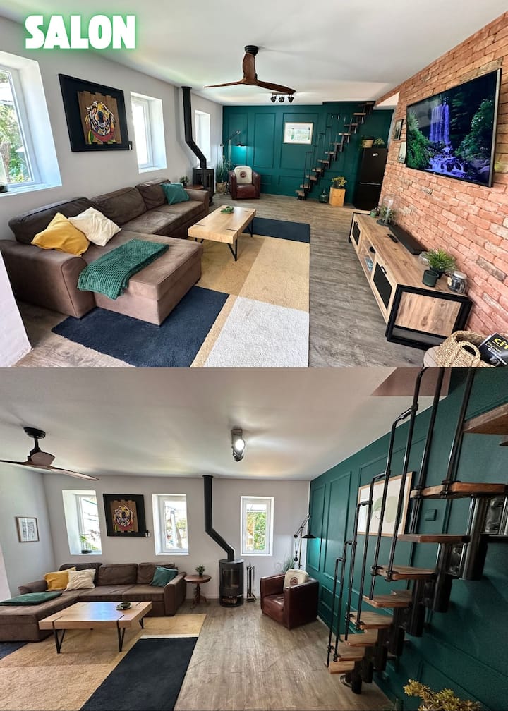 The Green Loft – Maison Individuelle, Jardin & Mer - La Seyne-sur-Mer