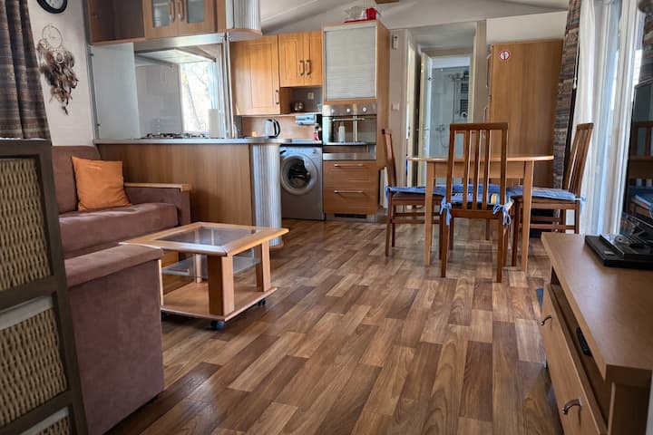 Mobil-home Avec Grande Terrasse Couverte - Hourtin