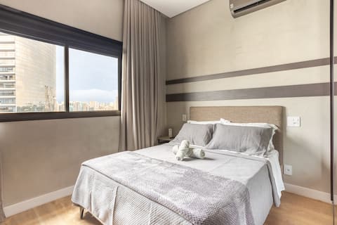 Popular Airbnb listing: Vila Olímpia Studio | Comfort, great location in Itaim Bibi