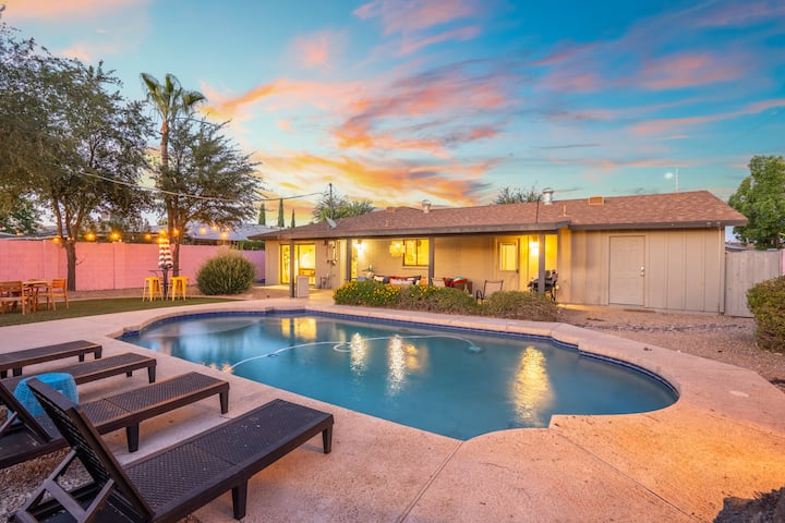 Heated Pool & Game Room · Old Town Escape - Scottsdale, AZ