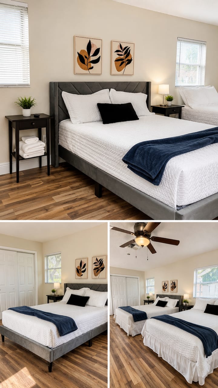 Studio Para 4 Pessoas | 10 Min Universal + Outlets - Orlando, FL
